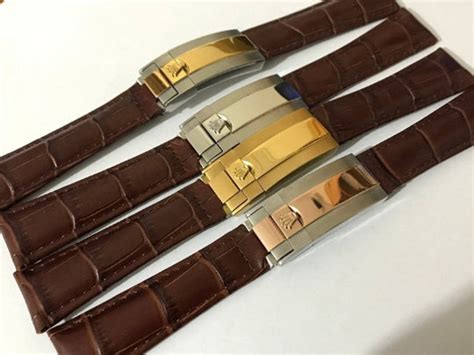 leather strap rolex buy|best leather straps for Rolex.